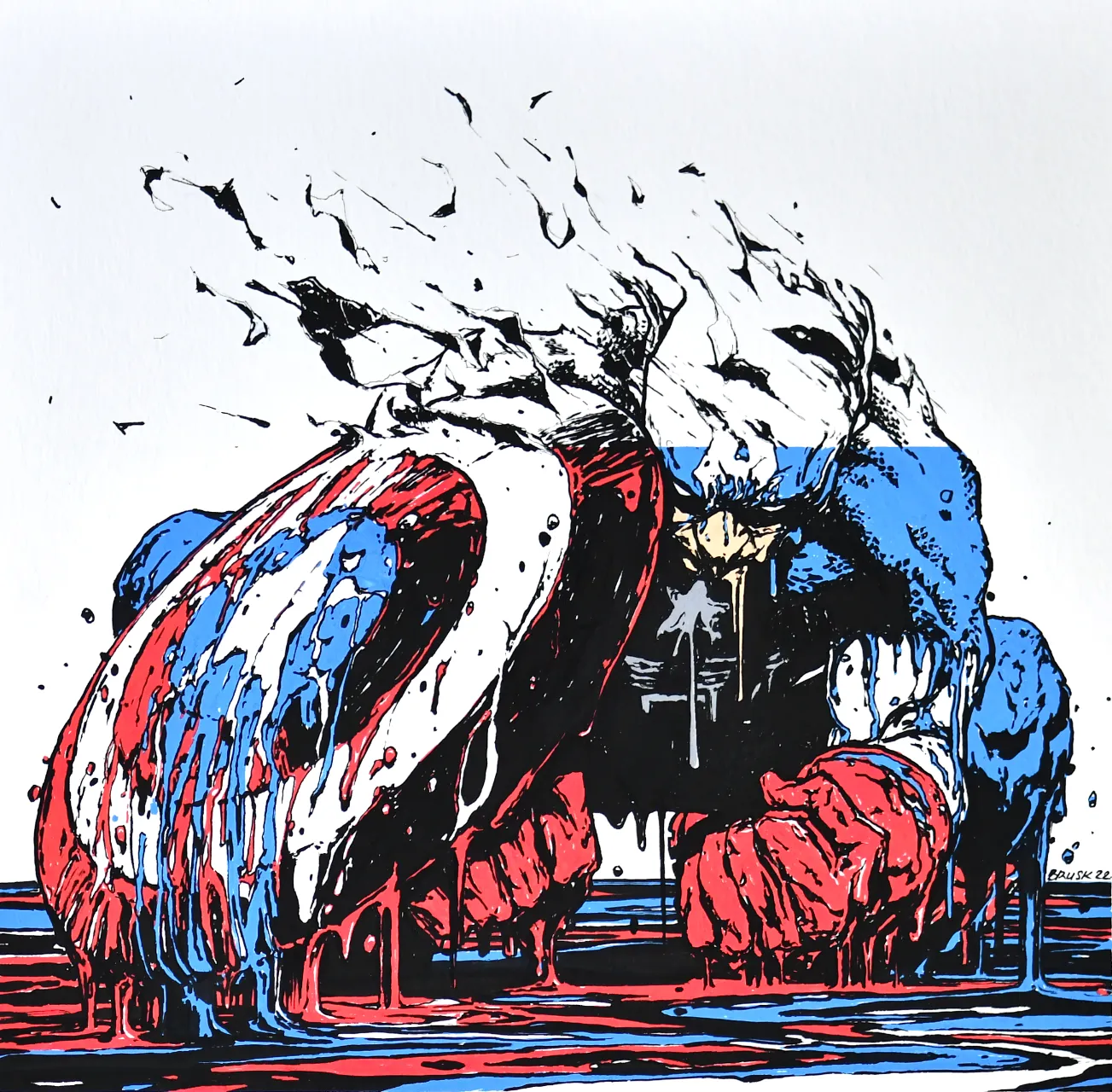 Brusk - DRIPPING Capitaine AMERICA