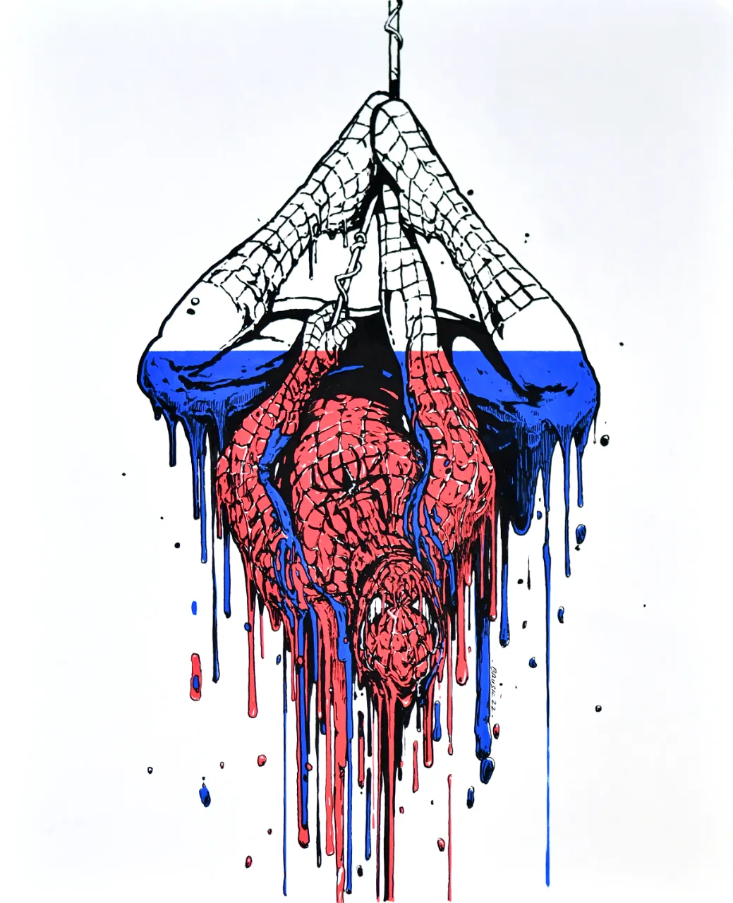 Brusk - Dripping Spiderman